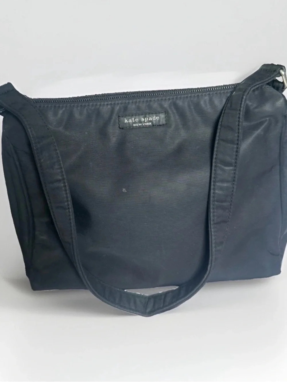 Kate Spade Black Nylon Mini Shoulder Bag 90s Vintage